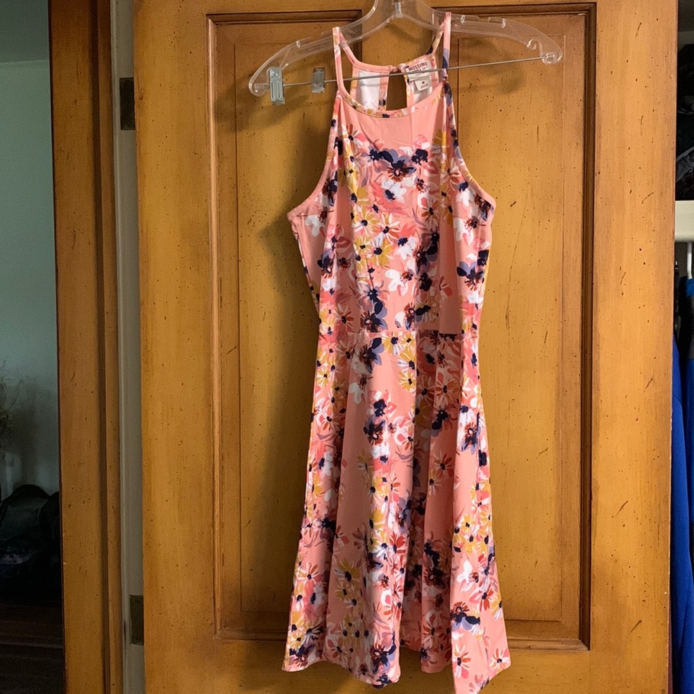 Summer floral tshirt dress